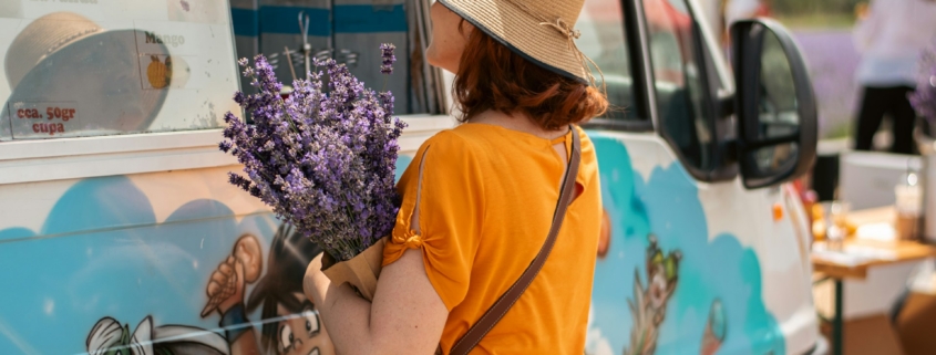 woman buying